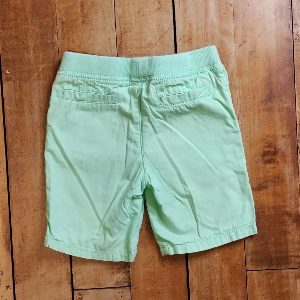 Carters Shorts 2T mint green cotton shorts pull on Spring Easter Pastel